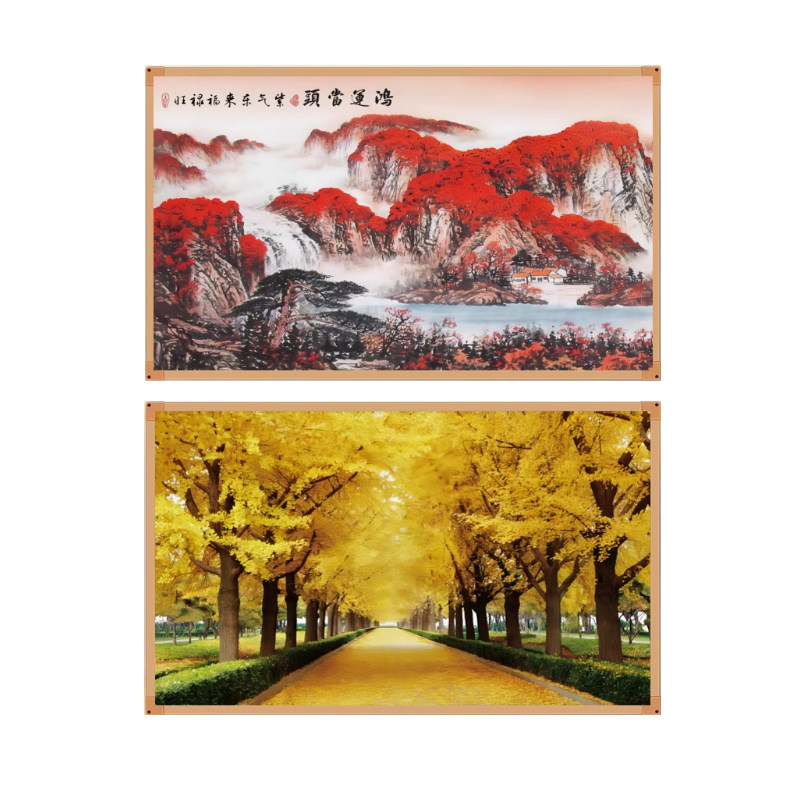 石墨烯墙暖家用电暖气片省电取暖器壁挂电暖画电热板碳晶墙暖全屋