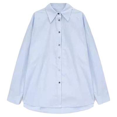 concise-white/简白系列女士通勤长袖衬衣银泰百货精品301257