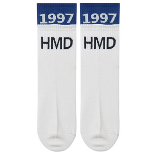 凹造型 搭配神器中筒长袜子女吸汗透气户外跑步训练运动袜亮色棉