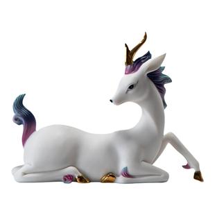 高档陶瓷鹿装饰摆件新中式家居客厅酒柜电视柜博古架摆设创意礼品