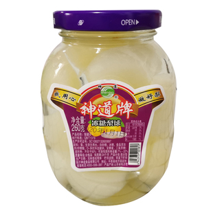 厂家直销神道牌梨球罐头冰糖雪梨球水果罐头老人儿童罐头梨包邮