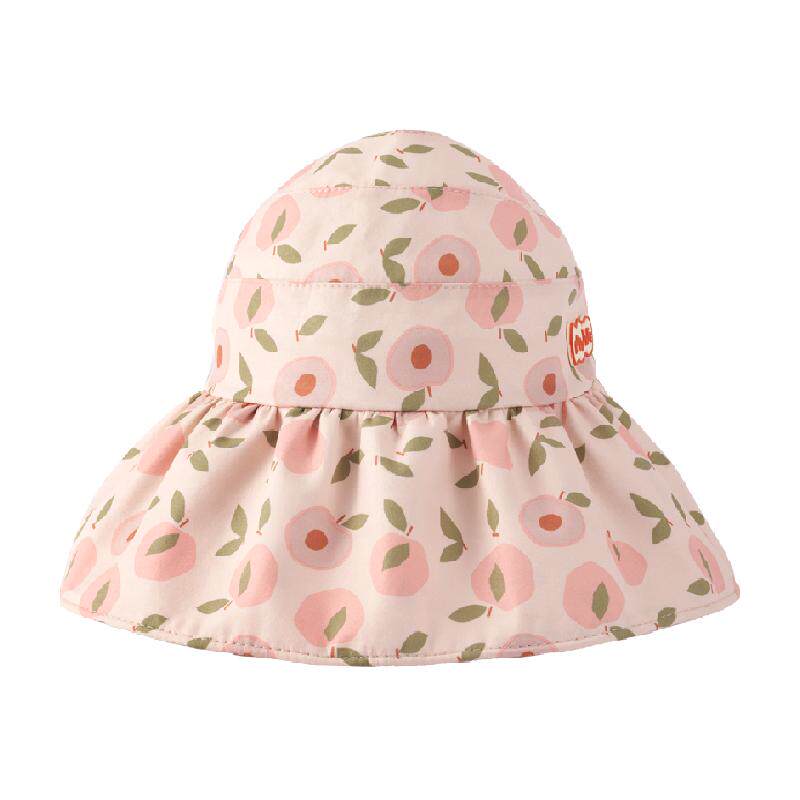 KK树宝宝遮阳帽防紫外线婴儿防晒帽男童女童空顶大帽檐儿童太阳帽
