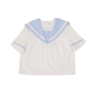 酒诗JK制服水手服蓝色侧开箱褶裙  京吹北宇治  夏服COS