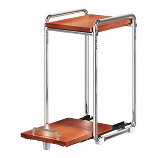 a生中古实木微波炉置物架厨房台面双层烤箱支架多功能电饭煲收纳