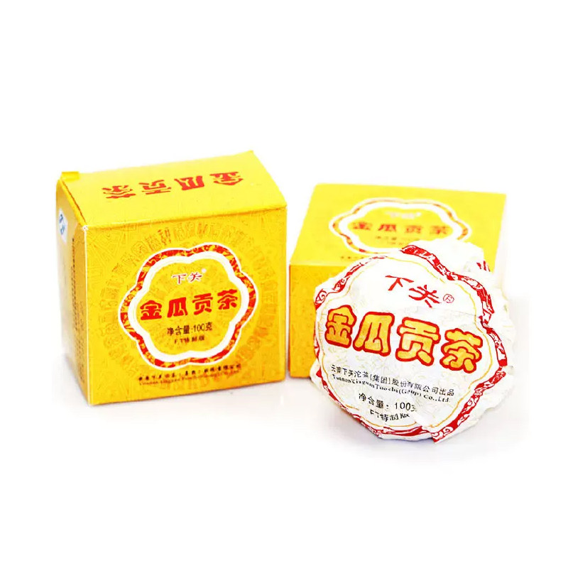 金瓜贡茶普洱生茶下关中期茶