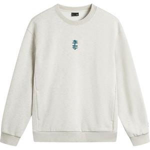 李宁卫衣男女2024新款运动生活系列套头衫长袖秋冬加绒保暖运动服