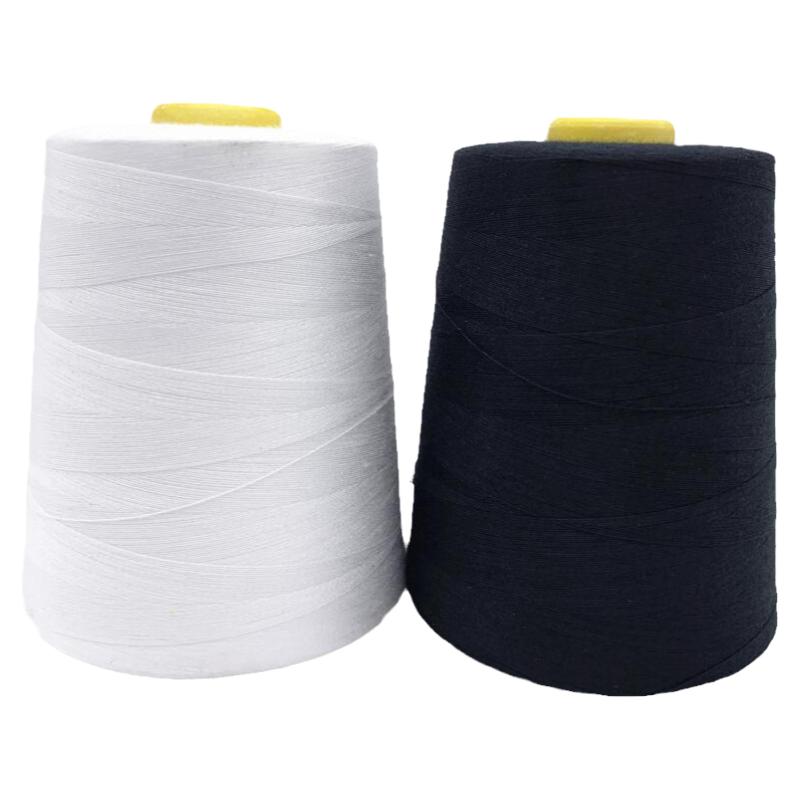 大卷家用402缝纫机线服装线细线针线涤纶线宝塔线平车线黑线白线