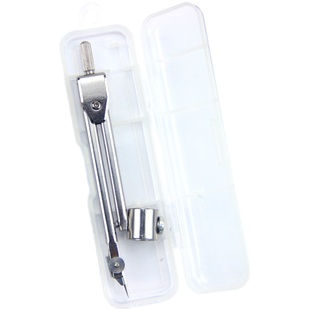 多功能金属不锈钢绘图工具学生用可夹针管笔 铅笔专业设计画图画圆不生锈金属圆规耐用