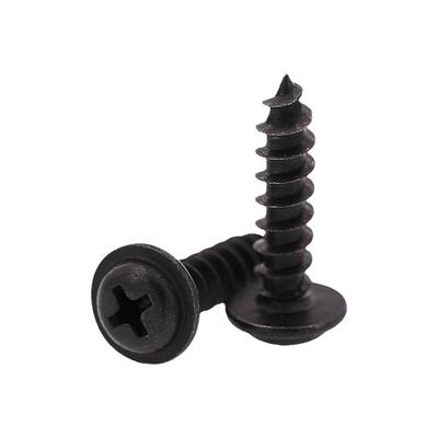 黑色圆头十字自攻螺丝钉