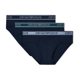 【礼物】EMPORIO ARMANI/阿玛尼男士三条装纯棉性感三角内裤轻奢