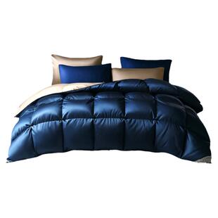 富安娜羽绒被冬厚被乌克兰进口95白鹅绒被子冬季保暖纯棉加厚被芯