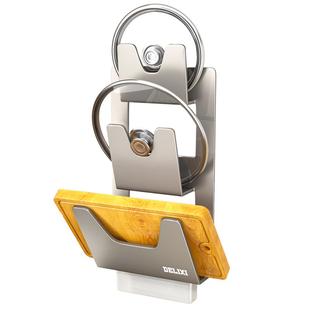 德力西厨房锅盖架子免打孔壁挂式太空铝收纳架菜板砧板案板放置架