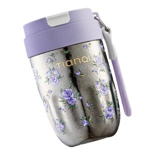 天沏纯钛保温杯咖啡杯女士钛杯轻奢生日礼物水杯2025新款随行便携