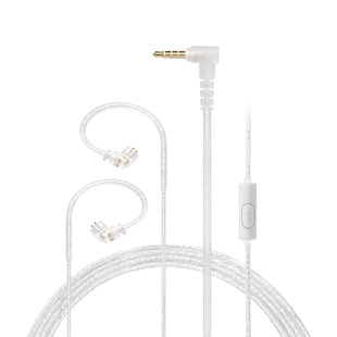 杰仕声pj系列耳机升级线带麦线控可换线hifi耳机qdc接口3.5mm