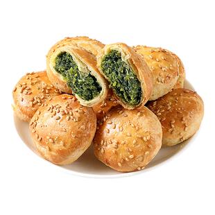 海苔菜饼芝麻饼椒盐咸酥海苔饼上班族代餐老式传统糕点下午茶零食