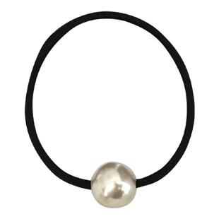 韩国进口简约单颗小珍珠皮筋高弹力扎马尾辫发圈珠子手带手绳女