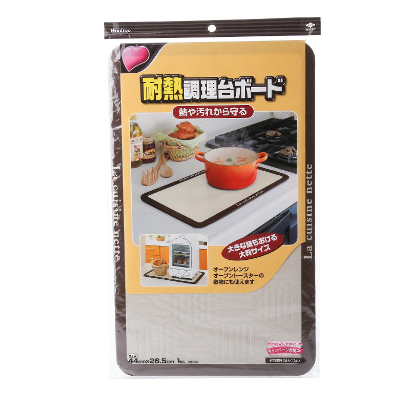 日本进口东洋铝大号铝箔隔热桌垫子防烫耐热厨房锅垫方形家用餐垫
