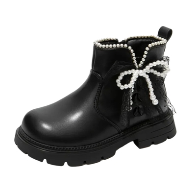 FVM女童鞋子儿童公主马丁短靴子