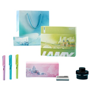 LAMY凌美钢笔礼盒 狩猎系列2023年限定德国小镇墨水笔 大学生文具签字笔情侣礼物高档节日礼品