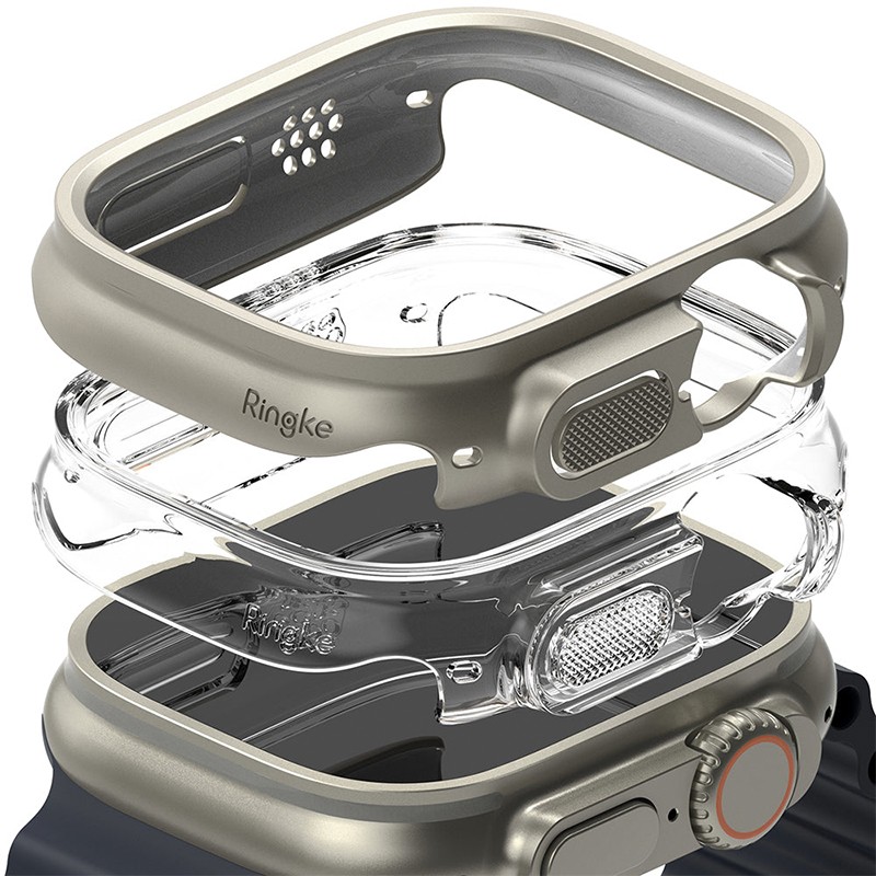韩国Ringke手表保护壳适用苹果Apple Watch Ultra4/3防摔表壳表膜
