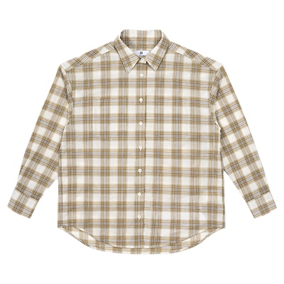 CalledBack格纹长袖衬衫女