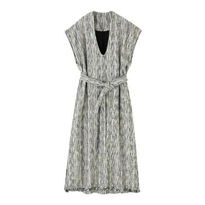 COMMON VALUE「 灵 Πàν」濡雨U型领无袖背心连衣裙 秋季新品！