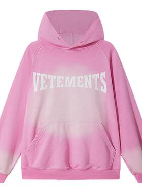 VETEMENTS男女款连帽卫衣通勤