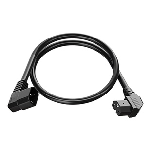 4平方品字公母插头电动车转接线外接电瓶续航线充电延长双母头公