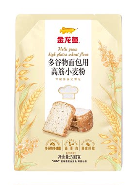 金龙鱼高筋面包粉松软500g