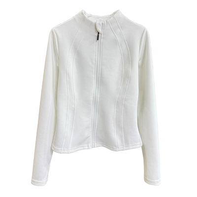 N货！修身立领拉链休闲短外套