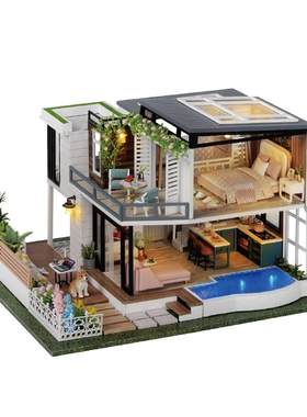 智趣屋diy小屋西溪小居手工模型