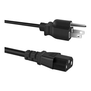 原装美标台湾美规日标电源线三孔品字0.824纯铜芯0.75平方1.5米