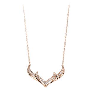 Julius/聚利时鹿角项链女款简约2026新款轻奢小众高级感生日礼物