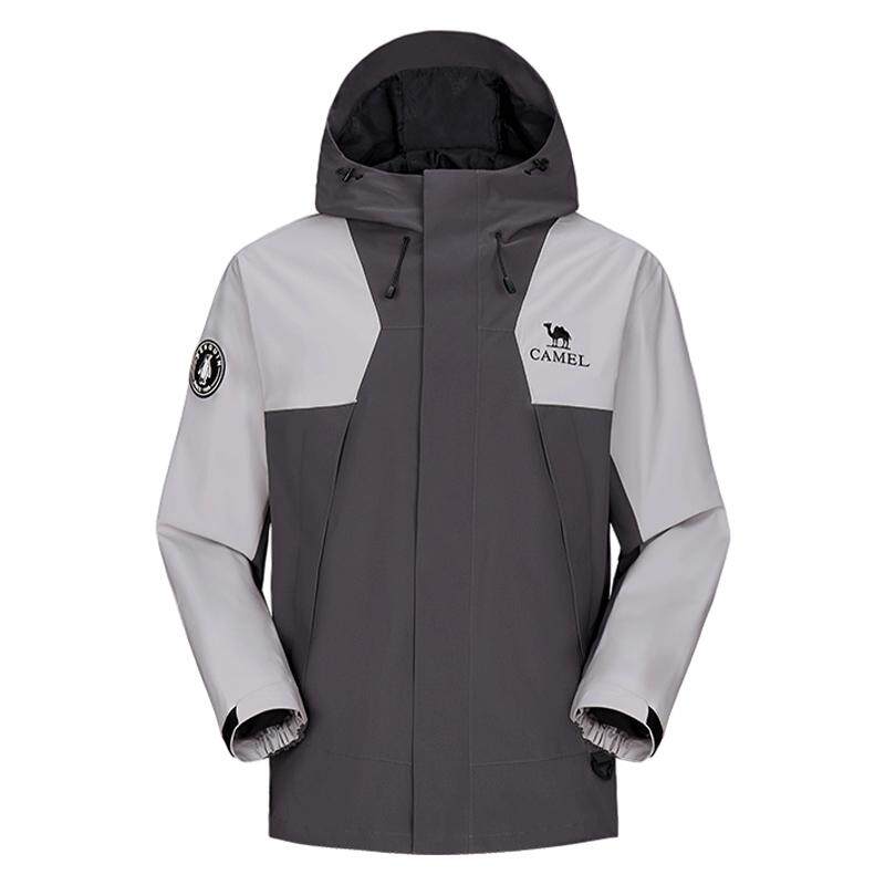 骆驼蛟龙冲锋衣女装2026春秋夹克外套男女户外防风防水登山服