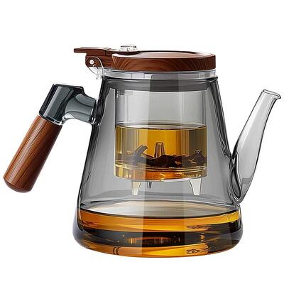 【一键茶水分离】飘逸杯泡茶壶