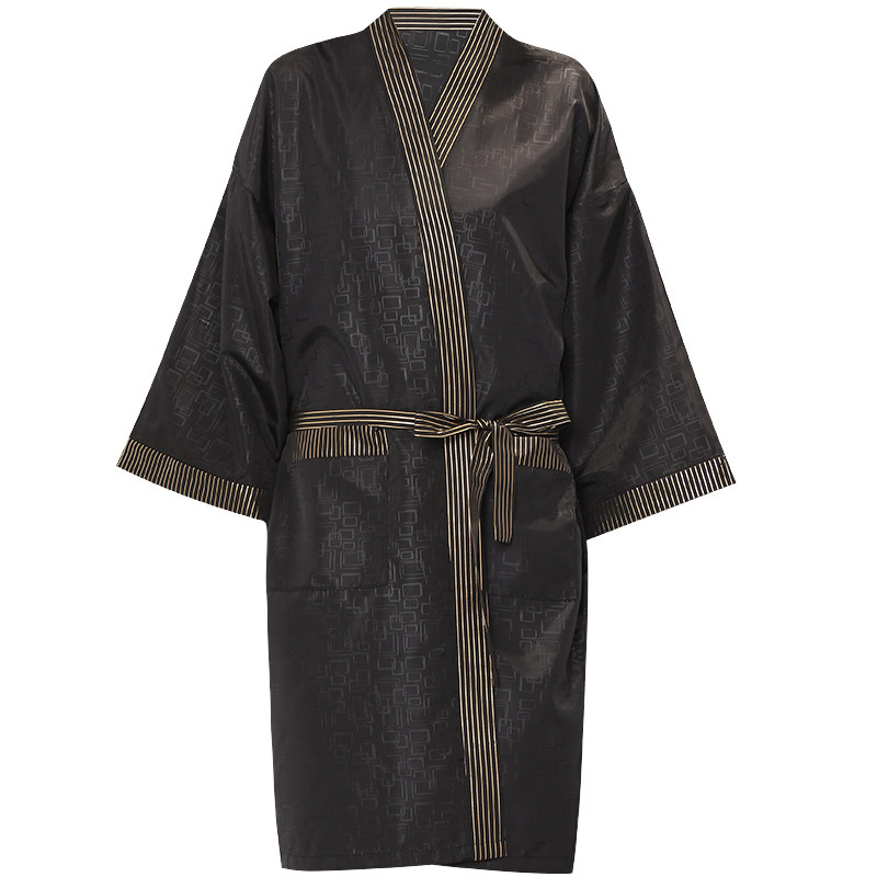 理发店客服围布美发客袍发廊剪发和服染发衣焗油工作服潮高档专业