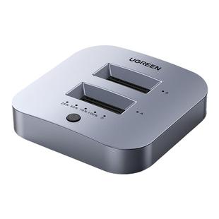 绿联M.2硬盘盒子底座nvme转usb3.1固态硬盘外置双盘多盘位转gen