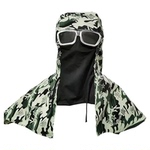 防尘帽工业粉尘搬运打磨工作全脸防雾耐用透气披风帽劳保披肩帽