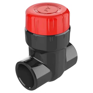 鱼缸闸阀静音精准微调阀UPVC阀门开关塑料阀门40鱼缸下水调节