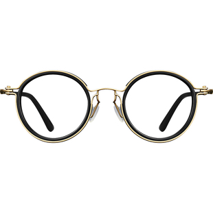 孙红雷同款近视眼镜框男款可配度数复古手工板材超轻纯钛眼镜架潮