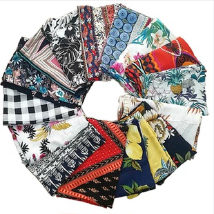 定位花棉绸人造棉布料桑绵绸夏季家居服睡衣连衣裙服装人棉面料