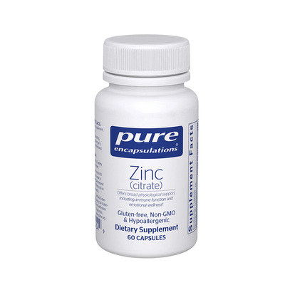 倍宜PureZinc柠檬酸锌胶囊60粒