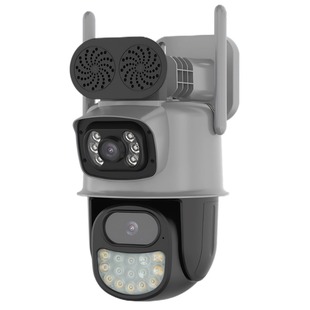 AOV低功耗黑光臻全彩摄像头4G太阳能高清夜视360度全景监控器户外