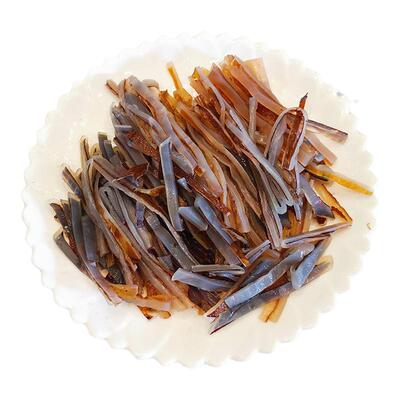 舟山野生海蜇丝脆硬爽口有嚼劲
