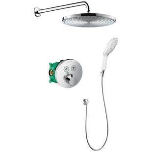 汉斯格雅hansgrohe双飞雨300暗装入墙式预埋隐藏式淋浴花洒套装