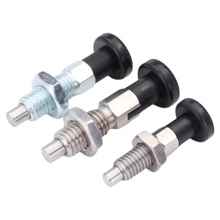 拉环分度销旋钮柱塞自锁型不锈钢弹簧插销复位型定位销