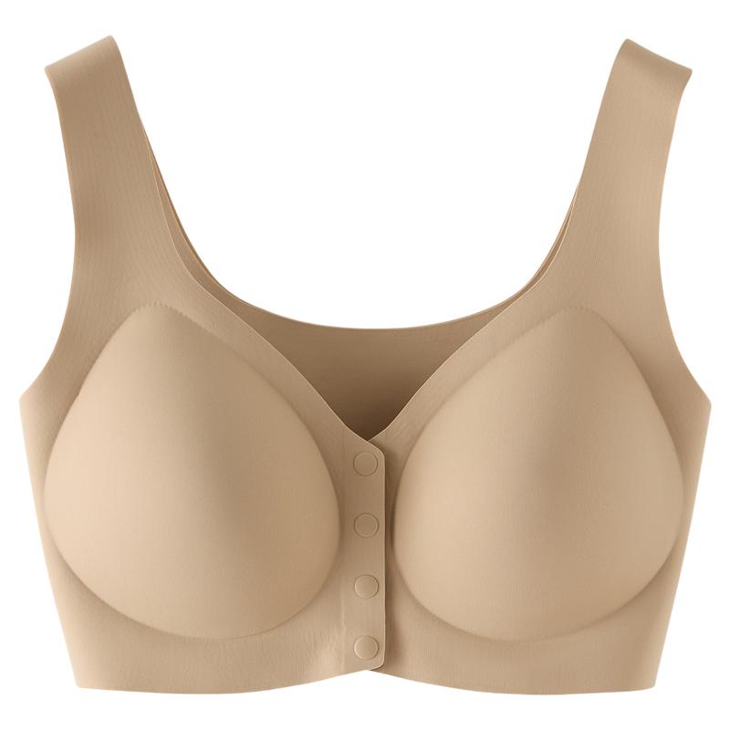 CEROTICH哺乳内衣夏季薄款女前扣小胸聚拢隐形孕妇妈妈防下垂文胸