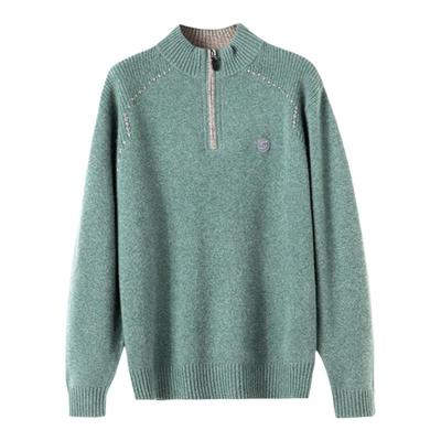 日神新款商务休闲毛衣纯羊绒衫