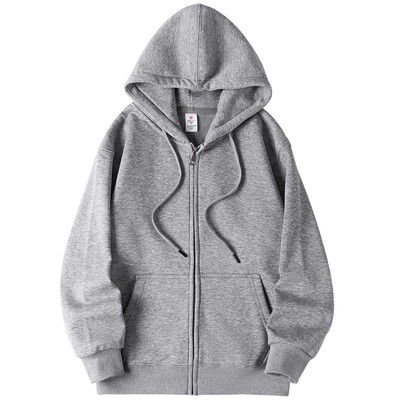 银狐绒450G重磅加绒拉链开衫卫衣