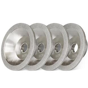 电镀金刚石碗型砂轮钻石合金砂轮钨钢铣刀钻头碗形沙轮磨刀机砂轮